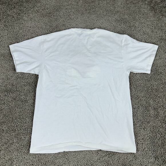 Vintage Royal Tees Shirt Mens L Valentines White Bunny Heart Love Hanes USA 90s - Picture 6 of 10